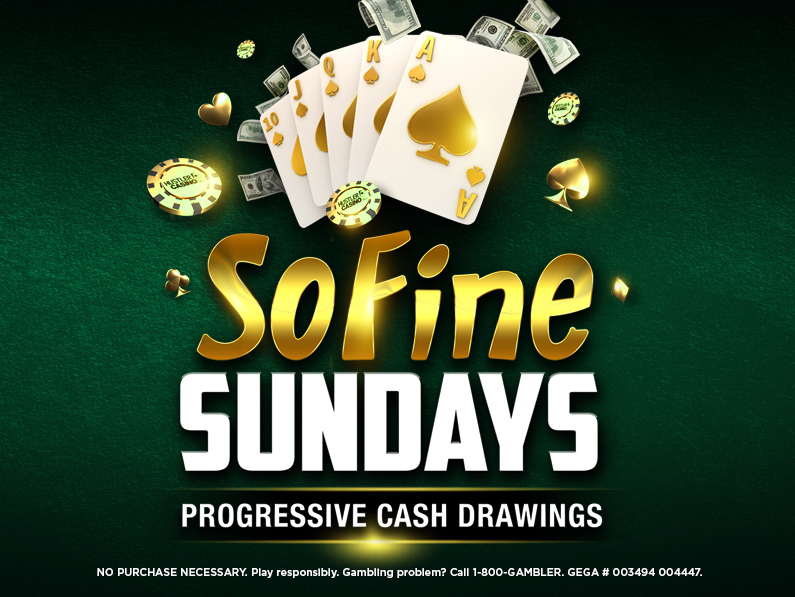 SoFine Sundays Progressive Cash Drawings