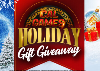 Cal Games Holiday Gift Giveaway