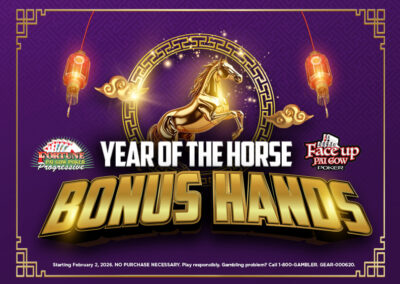 Pai Gow Poker Year of the Horse Bonus Hands